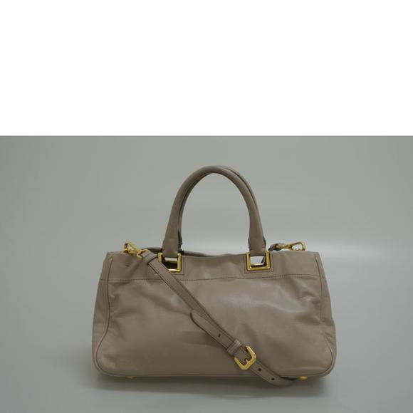 Prada Tan 2way Leather Bag - Picture 1 of 8